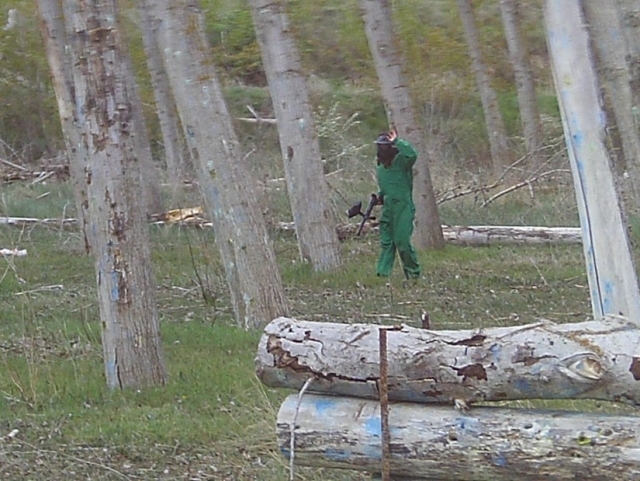 Paintball en un entorno natural